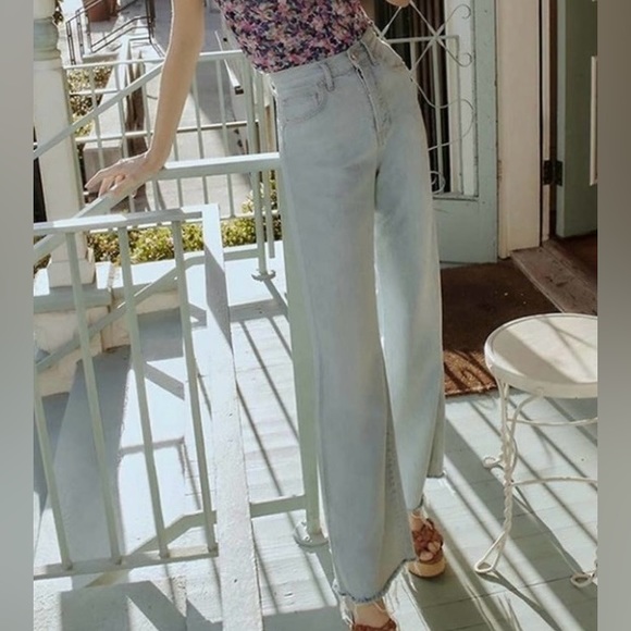 💙 VERONICA BEARD Taylor- Relaxed Wide Leg High Rise Jeans | Size 27 - Picture 12 of 12